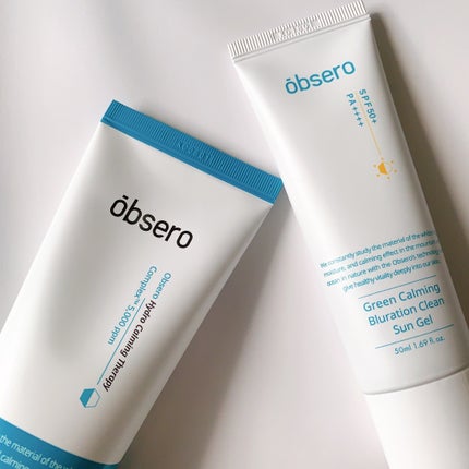 グリーンカーミングブルーレーションクリーンディープクレンザー/obsero/洗顔フォームを使ったクチコミ(1枚目)