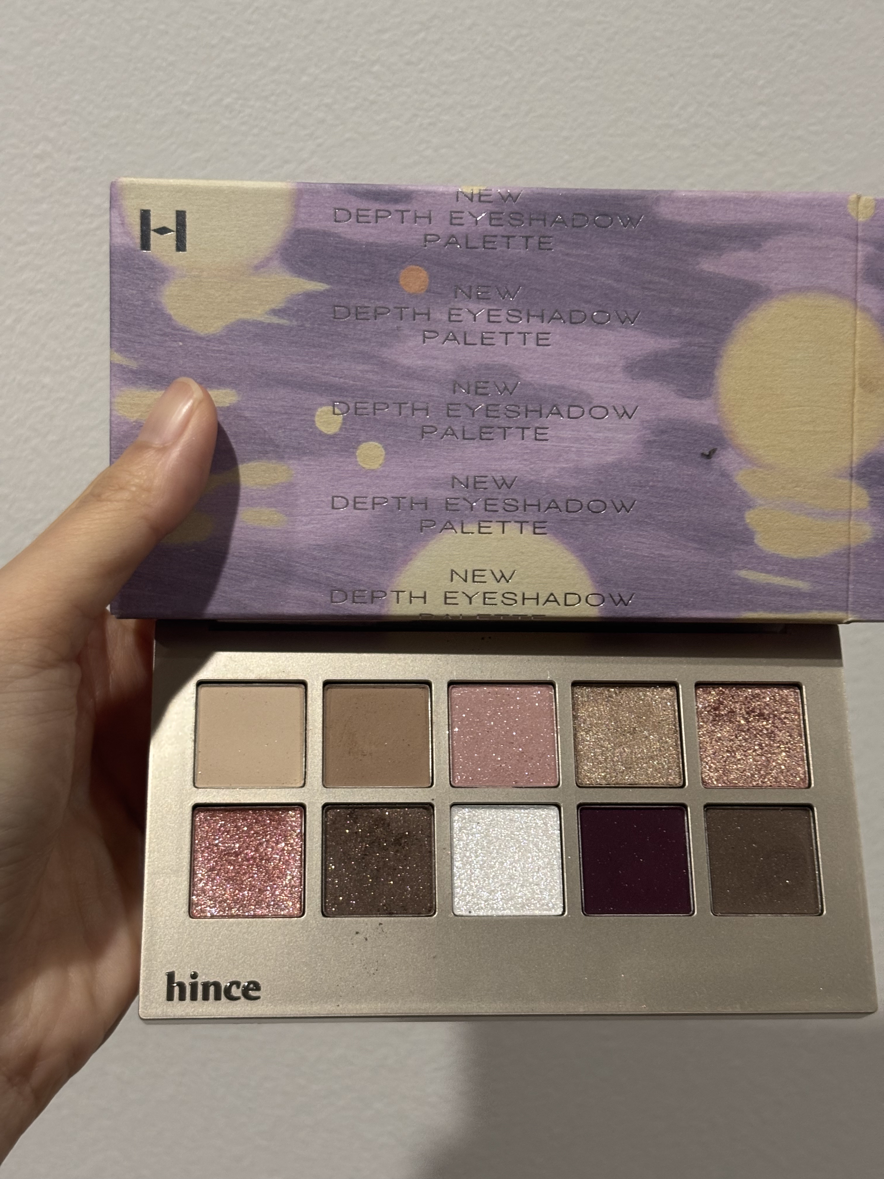 ニューデップスアイシャドウパレット/hince/アイシャドウパレットを使ったクチコミ（1枚目）