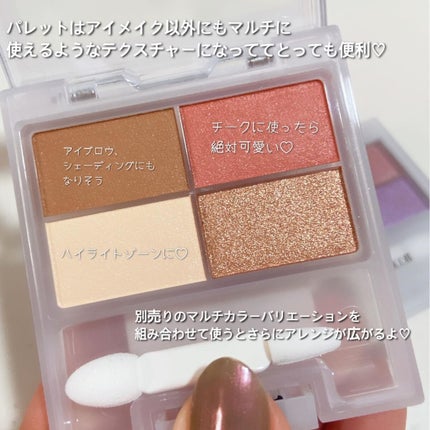 フェイスカラーパレット/チャコット・コスメティクス/アイシャドウパレットを使ったクチコミ(4枚目)