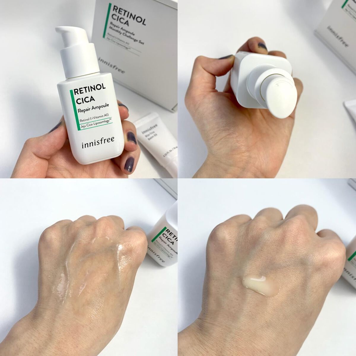 レチノール　シカ　リペア　セラム/innisfree/美容液を使ったクチコミ（3枚目）