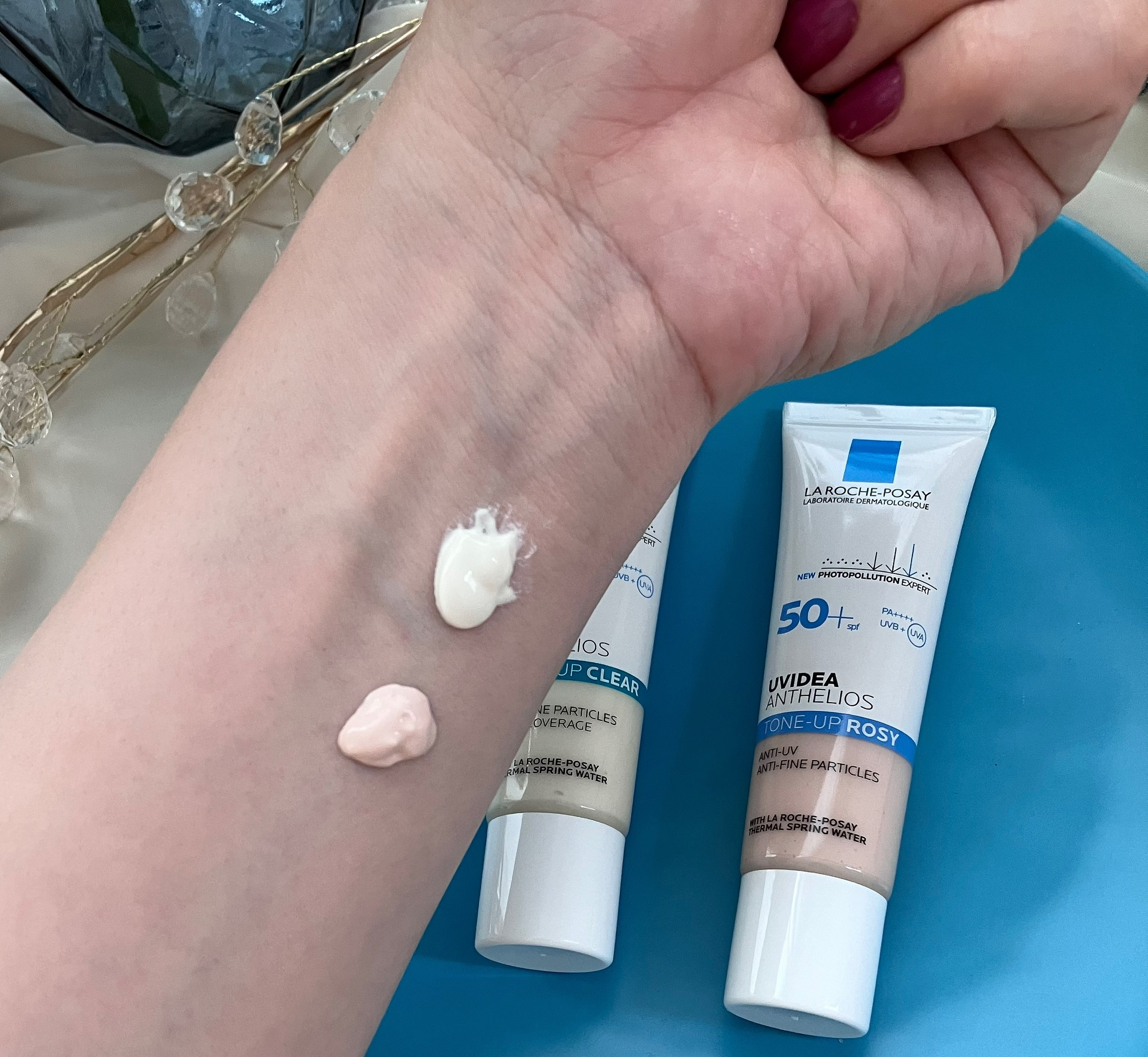 UVイデア XL プロテクショントーンアップ ローズ/ラ ロッシュ ポゼ/日焼け止めクリームを使ったクチコミ（2枚目）