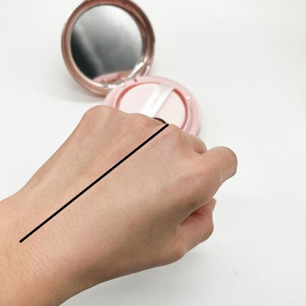 ハイパーカバーフィットクッション グラファイト/APRILSKIN/クッションファンデーションを使ったクチコミ(4枚目)