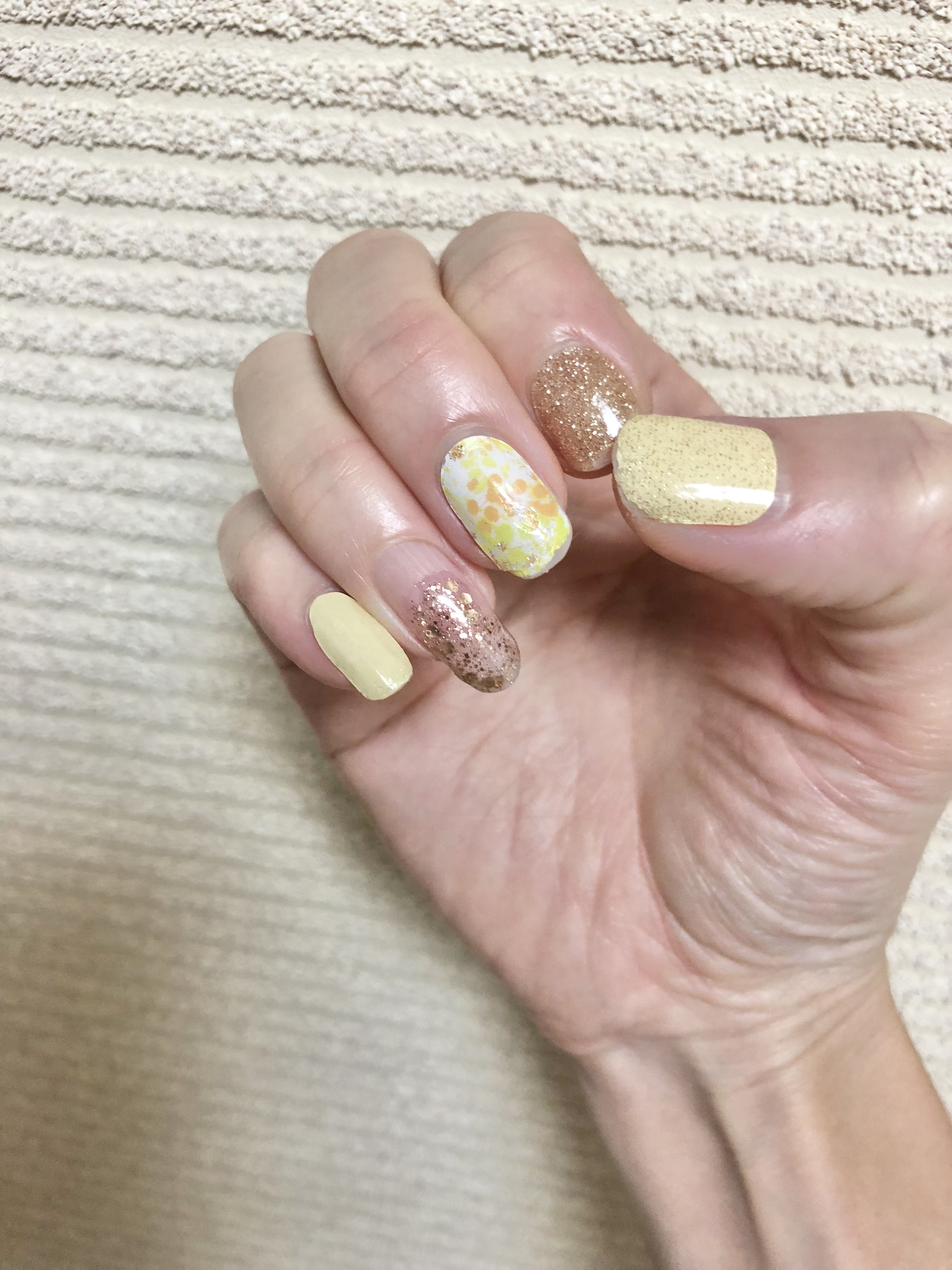 ジェルネイルシール（ハンド）/DAISO/ネイルシールを使ったクチコミ（2枚目）