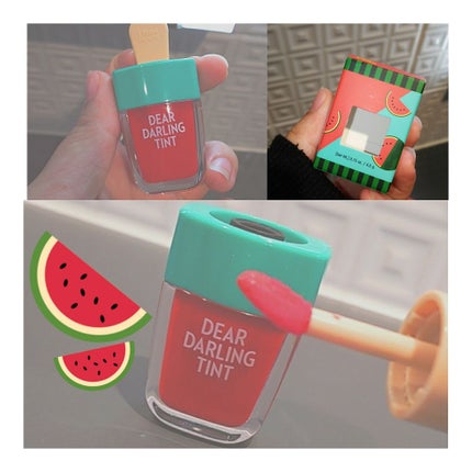 ディアダーリン ウォータージェルティント (アイスティント)/ETUDE/口紅を使ったクチコミ(1枚目)