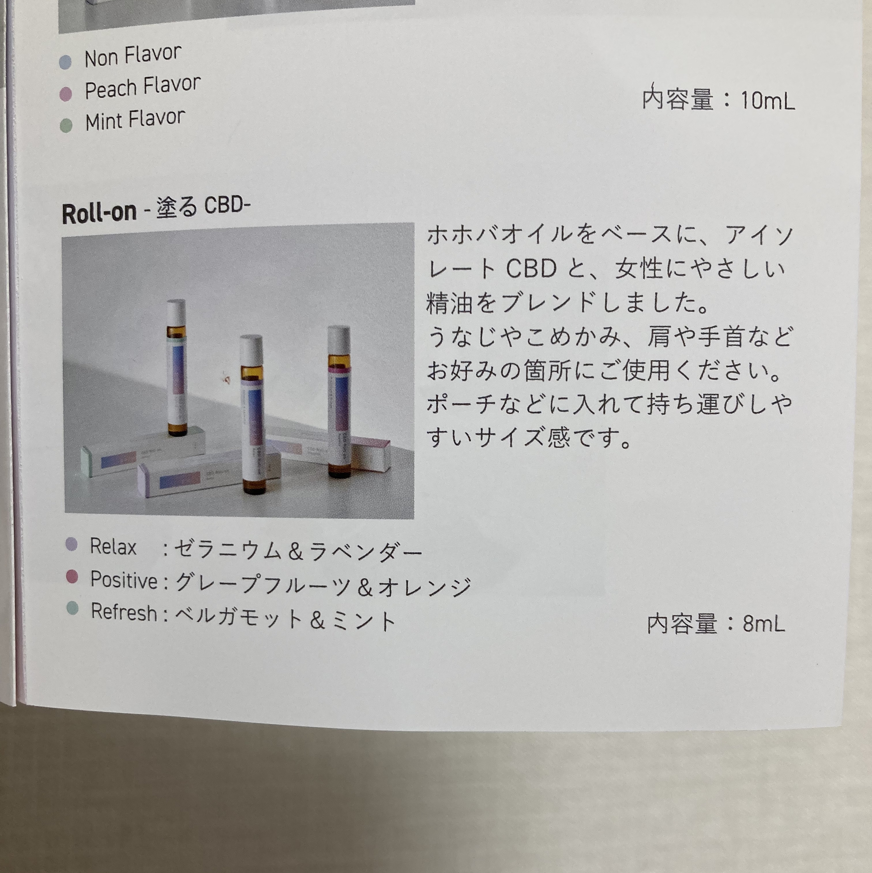 CBDロールオン 07：リラックス /pace/その他を使ったクチコミ（2枚目）