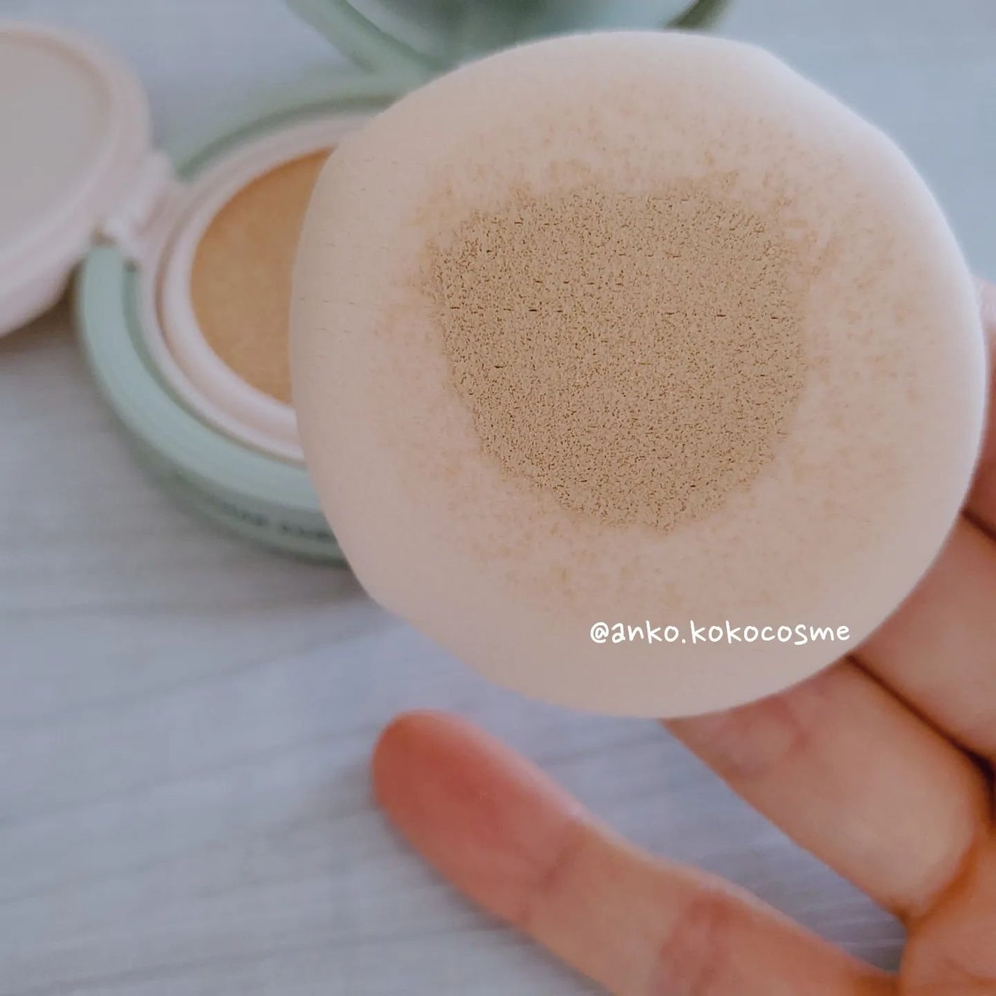 ジヴェルニー 密着カバークッション/GIVERNY/クッションファンデーションを使ったクチコミ(5枚目)