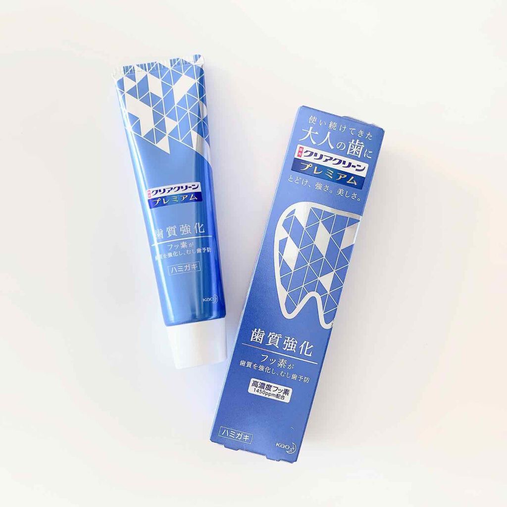 クリアクリーン プレミアム 歯質強化 (薬用ハミガキ)/クリアクリーン/歯磨き粉を使ったクチコミ（1枚目）