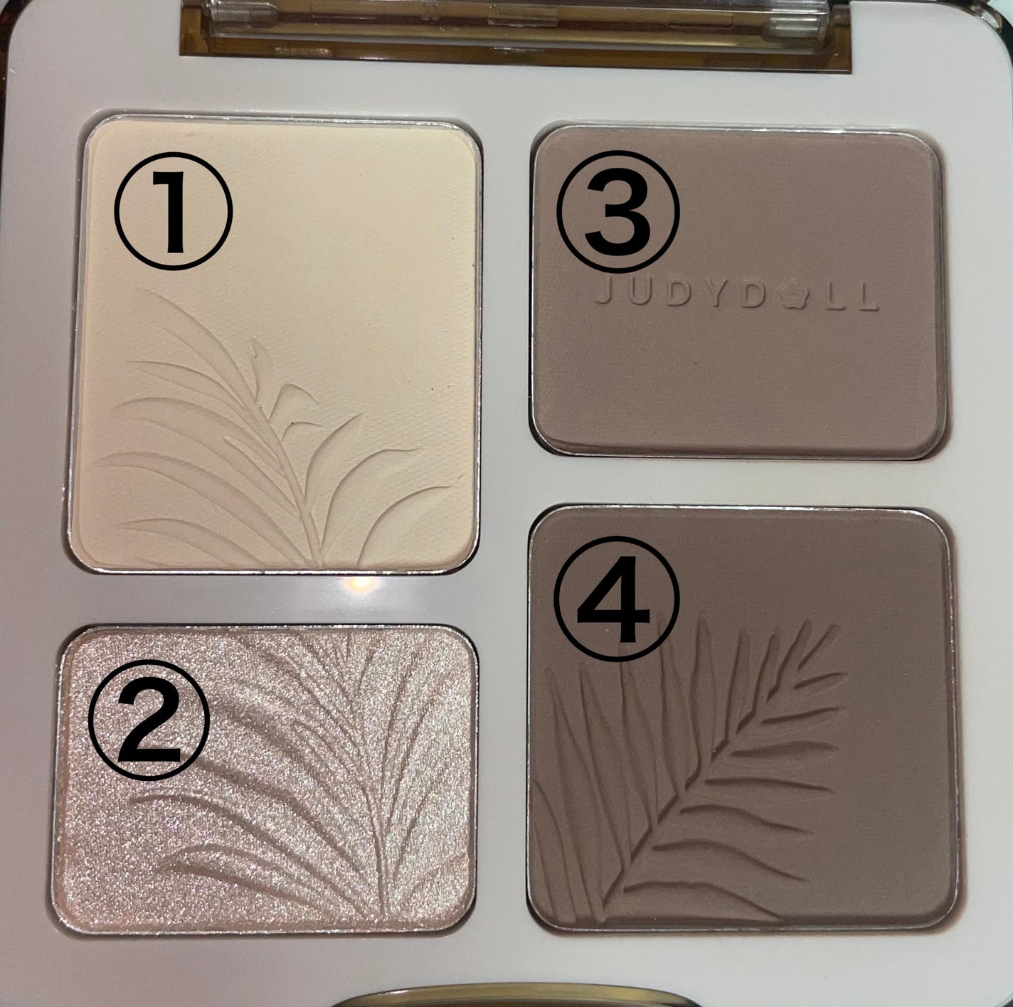 JUDYDOLL メリハリマスターパレット/JUDYDOLL/パウダーハイライトを使ったクチコミ(2枚目)