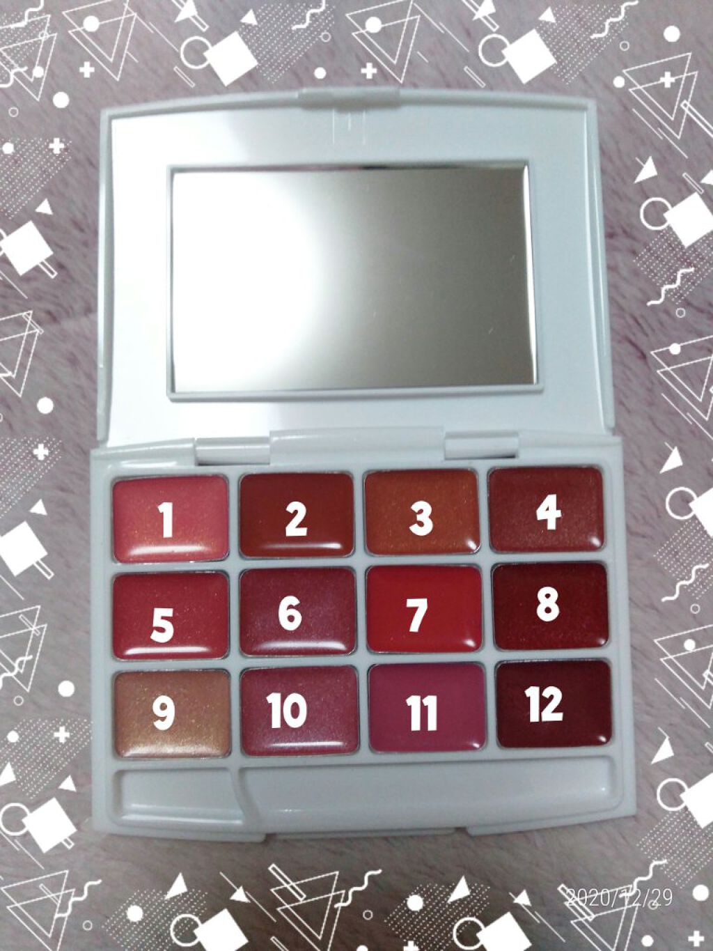 12色 リップ パレット/LOUJENE/口紅を使ったクチコミ（2枚目）