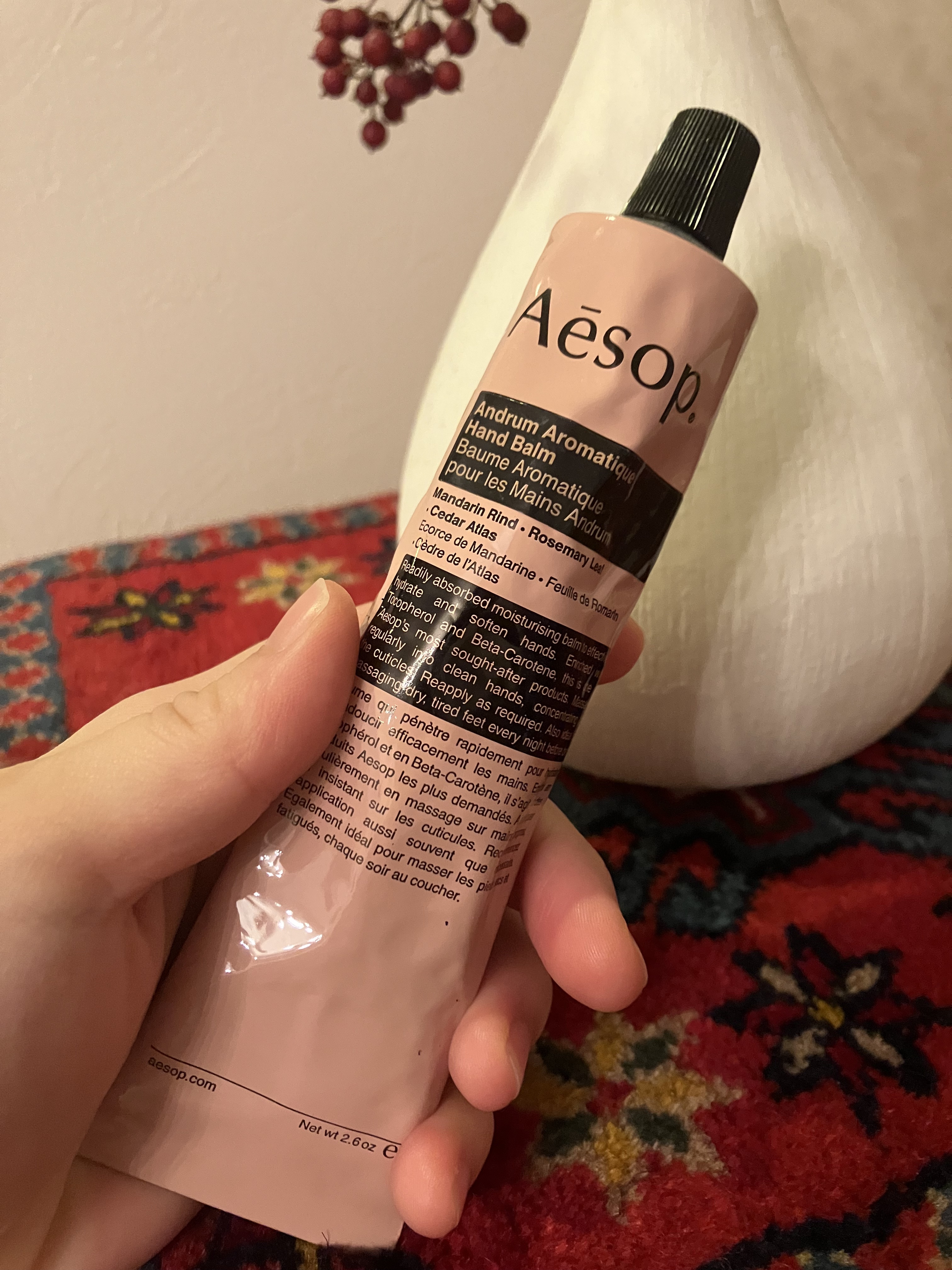 アンドラム アロマティック ハンドバーム/Aesop/ハンドクリームを使ったクチコミ（1枚目）