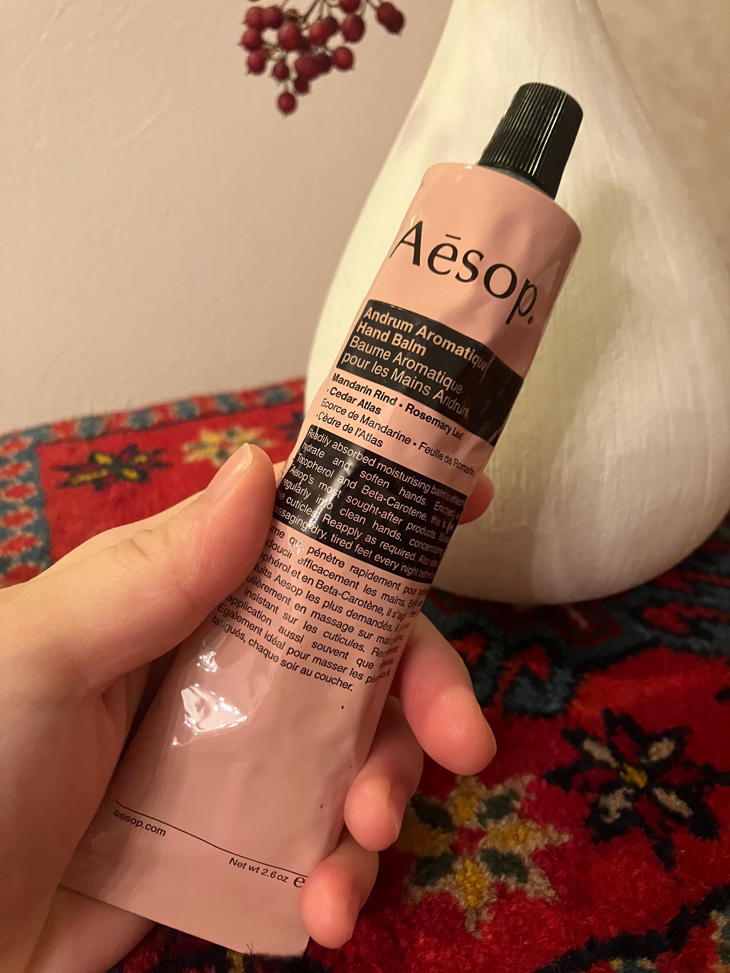 アンドラム アロマティック ハンドバーム/Aesop/ハンドクリームを使ったクチコミ(1枚目)