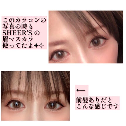 スキニーカラーブロウ/シアーズ/眉マスカラを使ったクチコミ(3枚目)