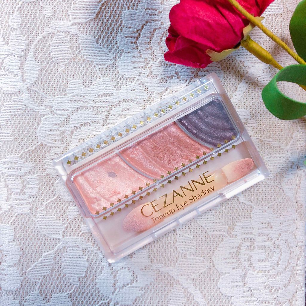 トーンアップアイシャドウ/CEZANNE/アイシャドウパレットを使ったクチコミ（1枚目）
