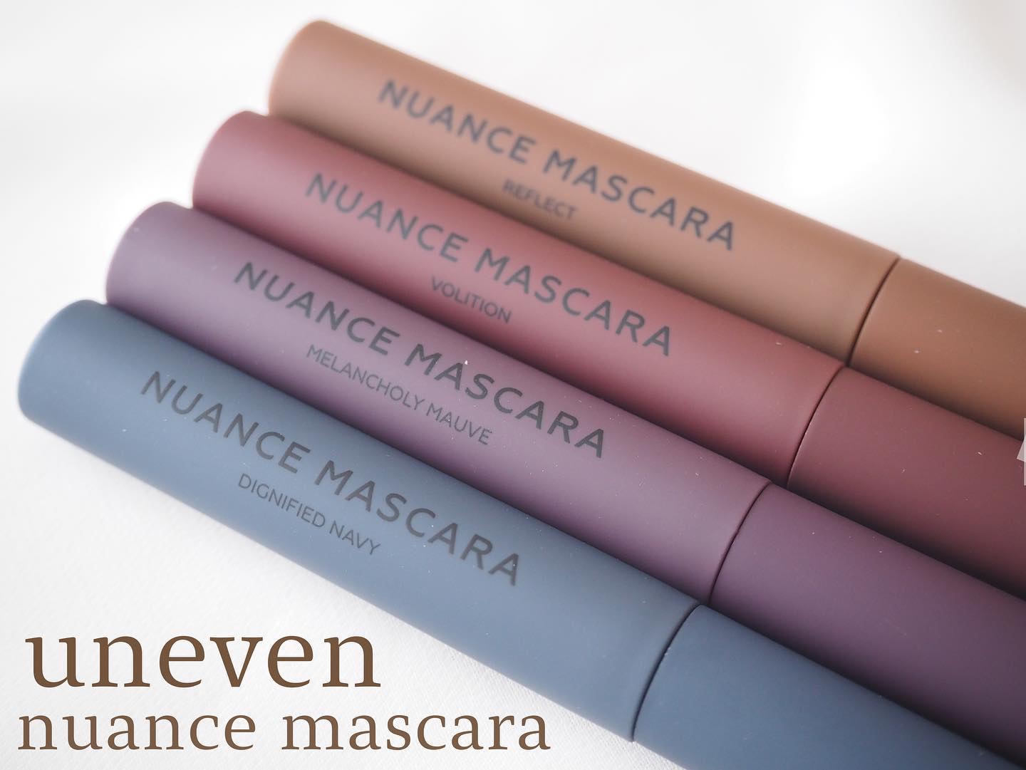 ニュアンスマスカラ ディグニファイドネイビー（dignified navy）/uneven/マスカラを使ったクチコミ（1枚目）