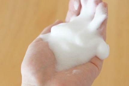 泡で出てくる ミルキィボディソープ やさしいせっけんの香り/ミルキィ/ボディソープを使ったクチコミ(2枚目)