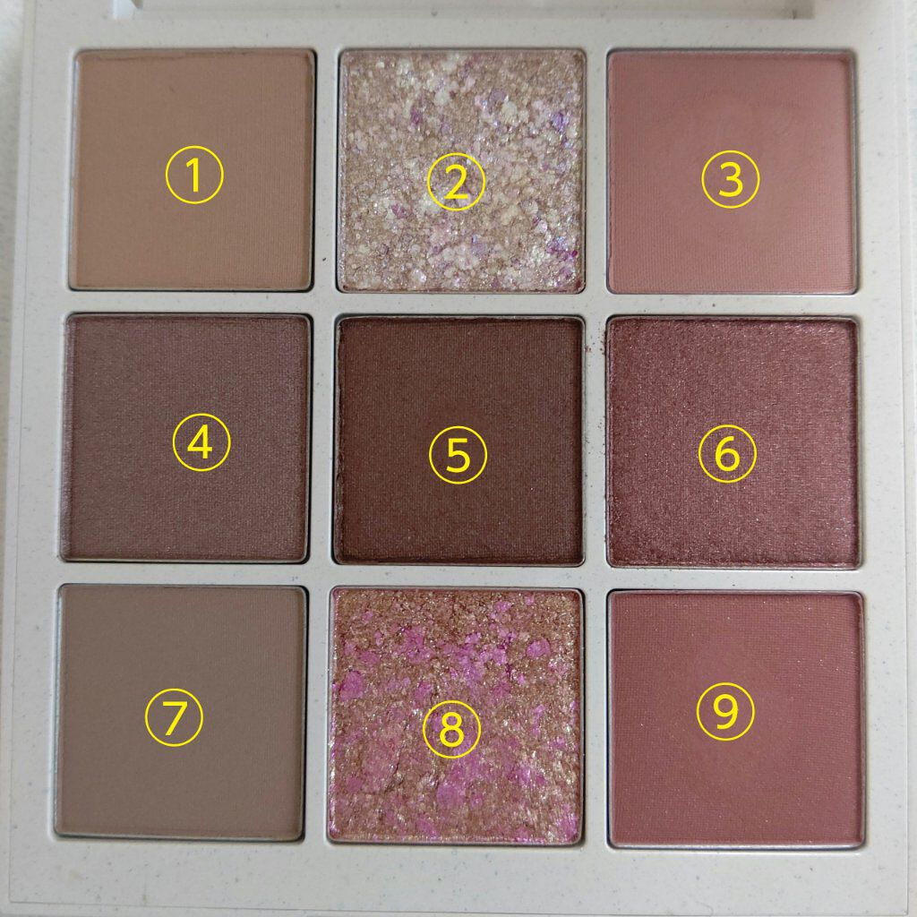 TERRAZZO Shadow palette 02/HOLIKA HOLIKA/アイシャドウパレットを使ったクチコミ（3枚目）