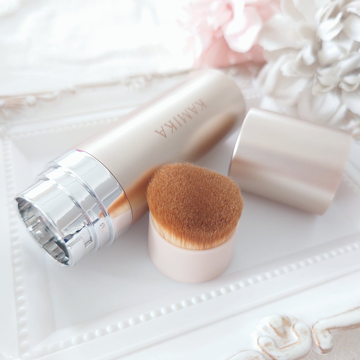 シルキースティックファンデーション/KAMIKA/その他ファンデーションを使ったクチコミ(6枚目)