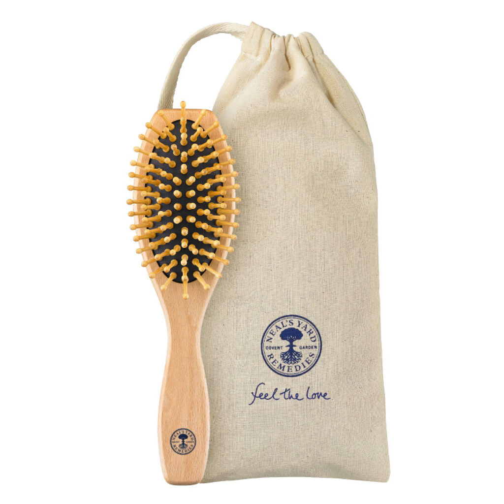 ヘアブラシ 大 （コットンバッグ入り） / ニールズヤード レメディーズ