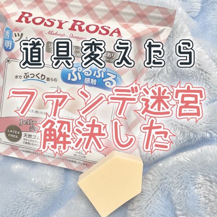 ジェリータッチスポンジ ハウス型/ロージーローザ/パフ・スポンジを使ったクチコミ(1枚目)