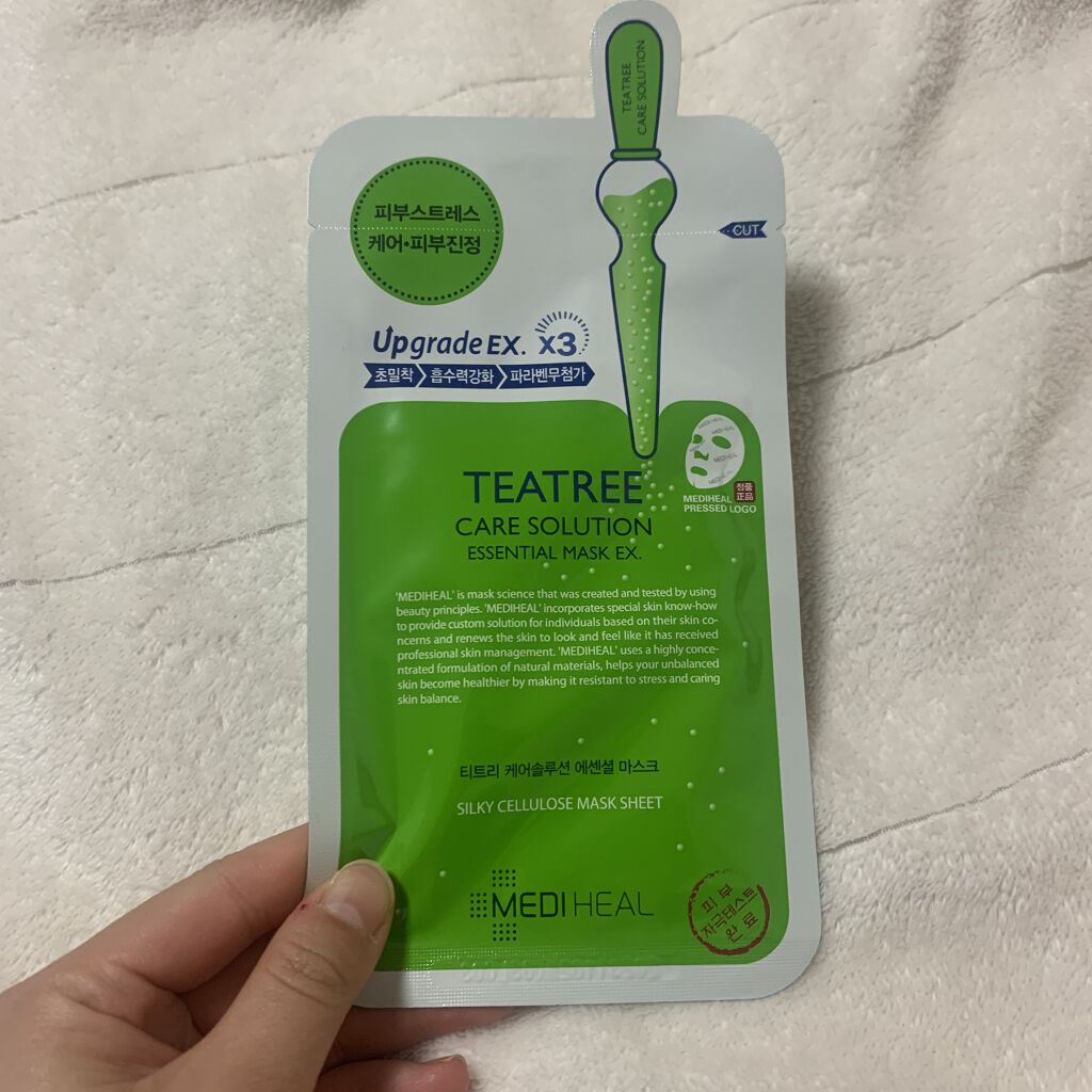 ティーツリーケア ソリューション エッセンシャルマスクEX/MEDIHEAL/シートマスク・パックを使ったクチコミ（1枚目）