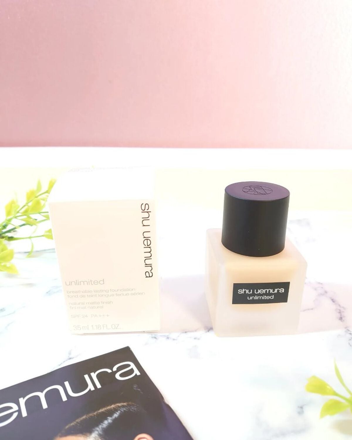 (旧)アンリミテッド ラスティング フルイド/shu uemura/リキッドファンデーションを使ったクチコミ(7枚目)