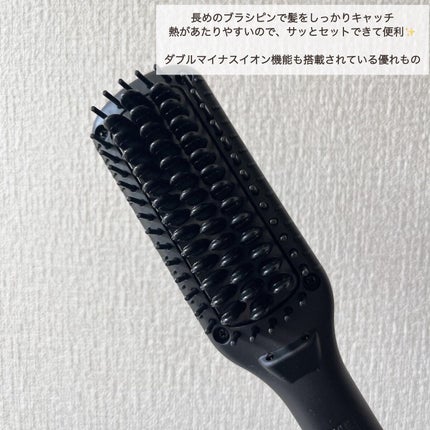 スタイリッシュ コンパクトイオンヒートブラシ MHB-3040-K/mod's hair/ヒートブラシを使ったクチコミ(3枚目)