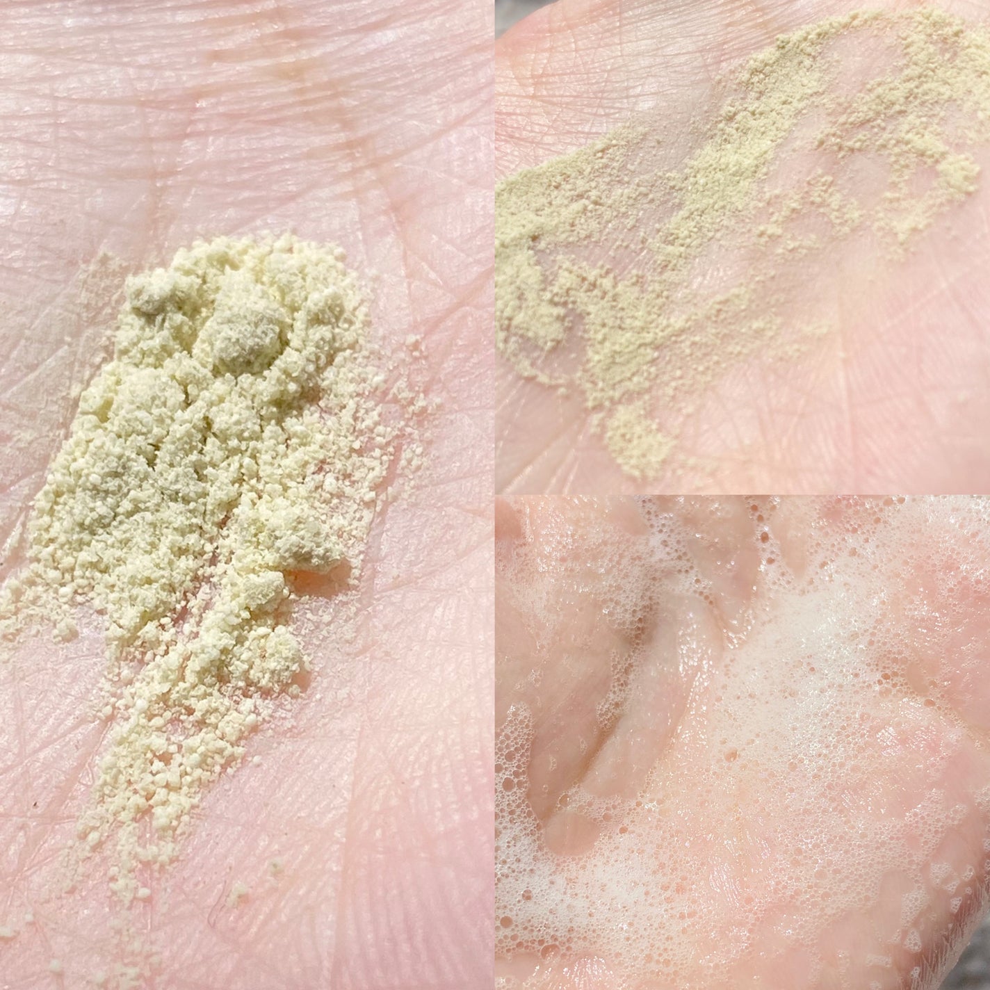 グリーンティー&エンザイムパウダーウォッシュ/By Wishtrend/洗顔パウダーを使ったクチコミ(2枚目)