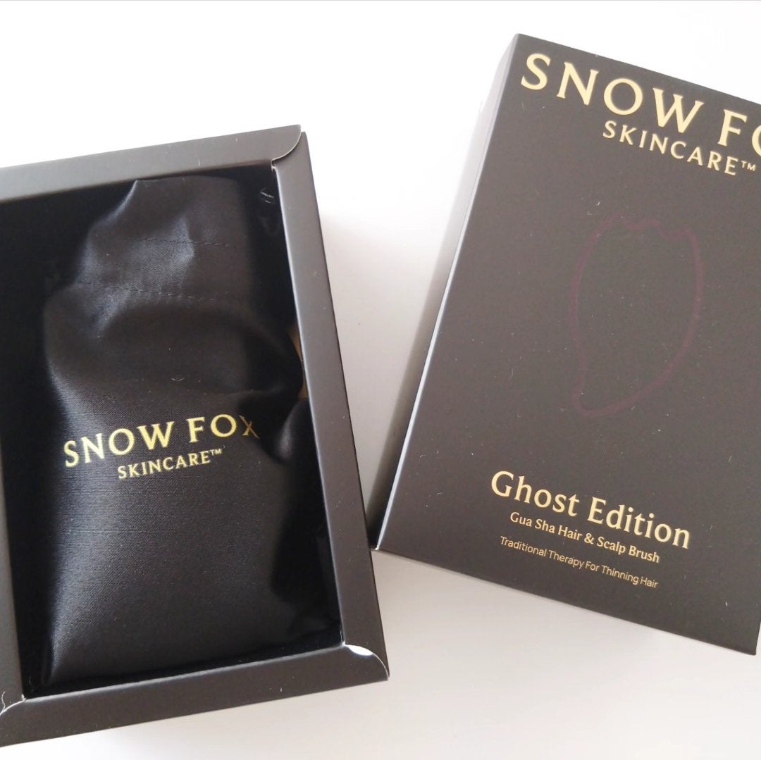 プレミアム FOX カッサ ゴースト ヘアブラシ ブラック/SNOW FOX SKINCARE/ヘアブラシを使ったクチコミ(3枚目)