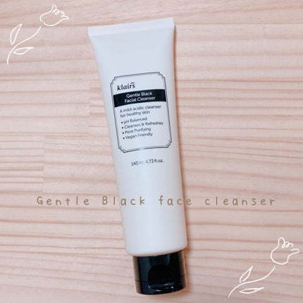 ジェントルブラックフェイシャルクレンザー(140ml)/Klairs/洗顔フォームを使ったクチコミ(1枚目)
