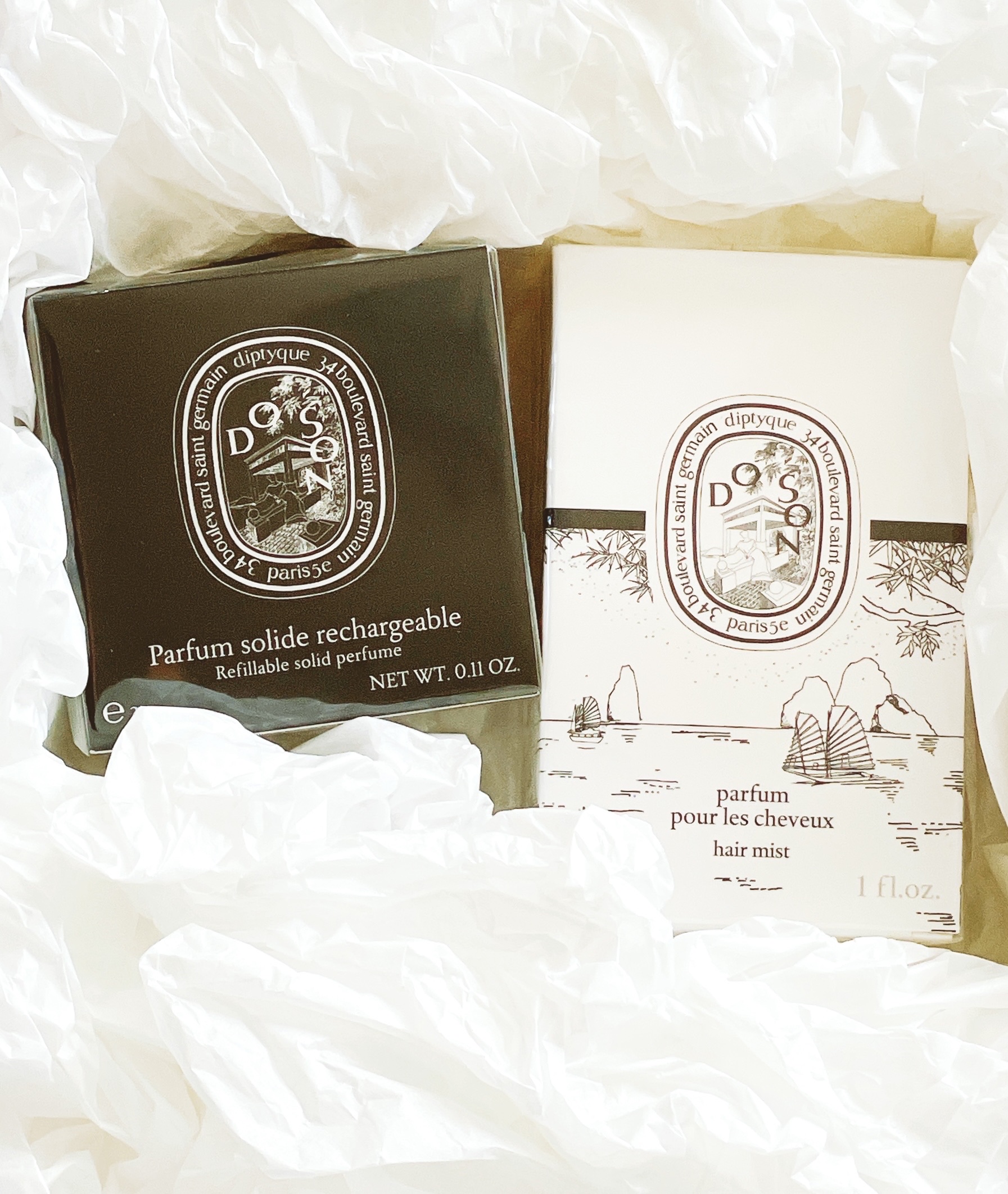 試してみた】リフィラブル ソリッドパフューム ドソン diptyqueの