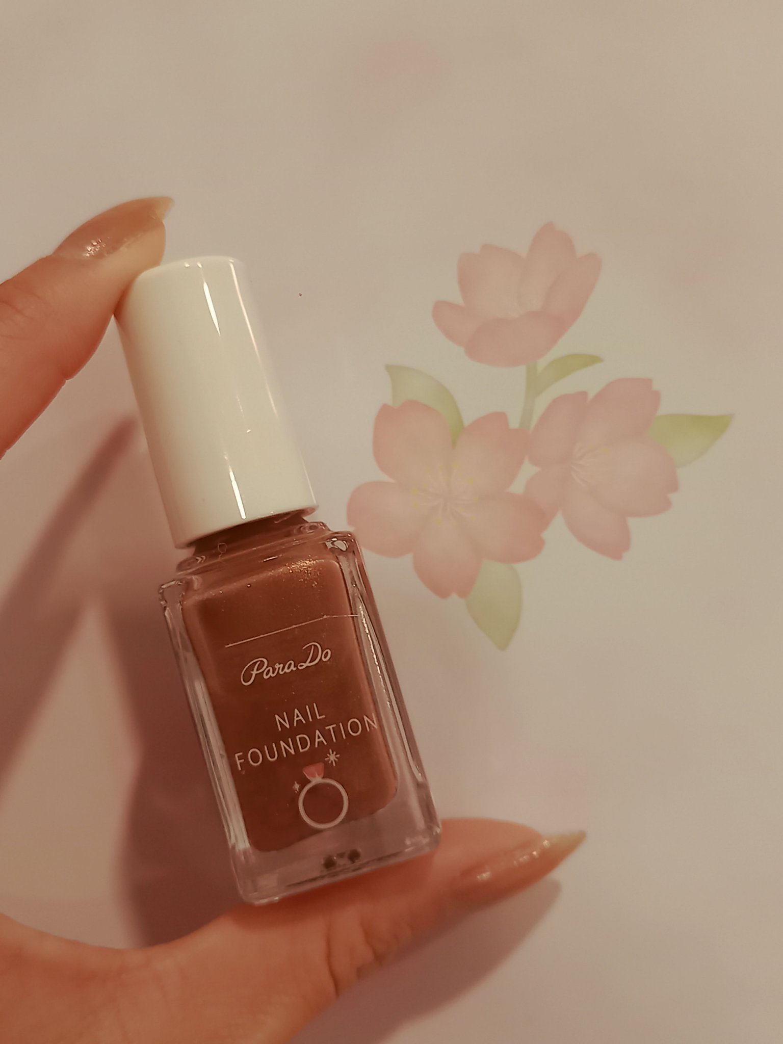 ネイルファンデーション/パラドゥ/マニキュアを使ったクチコミ（1枚目）