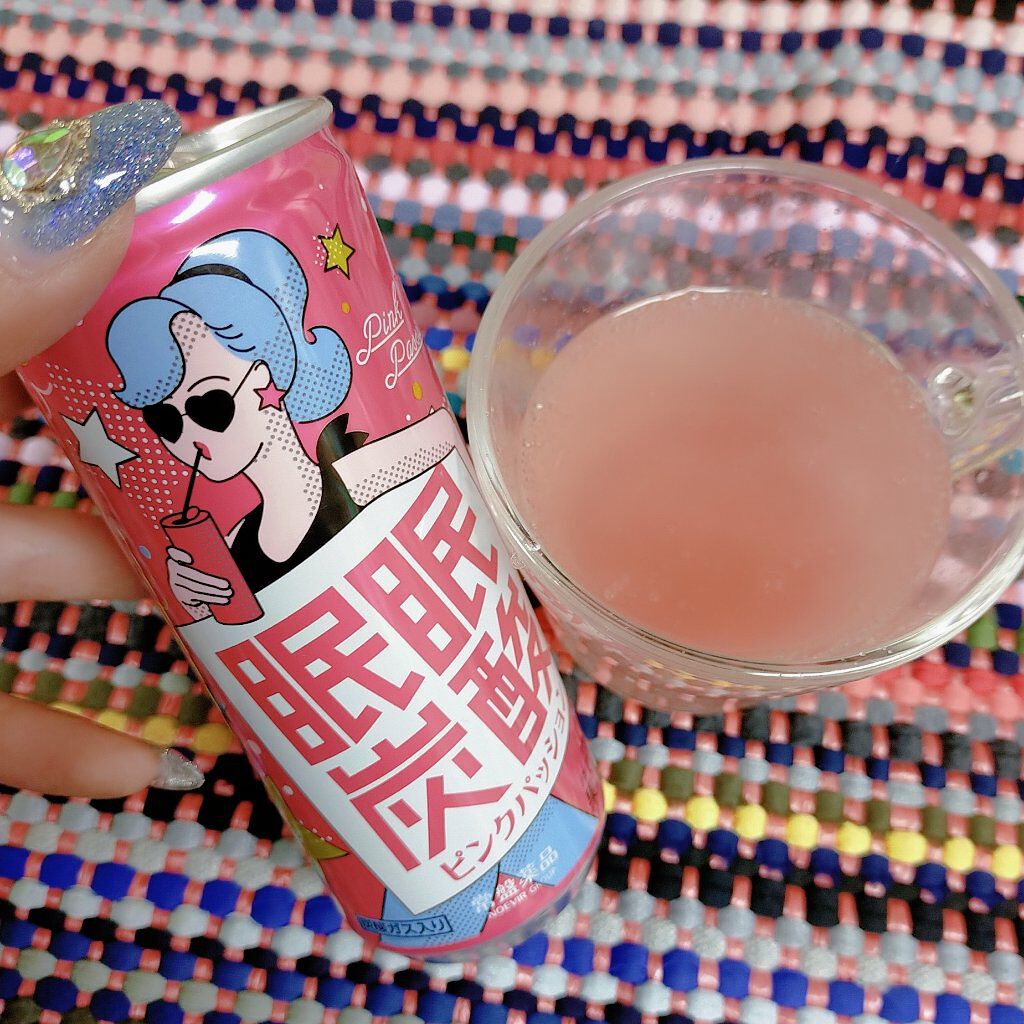眠眠炭酸ピンクパッション/常盤薬品/栄養ドリンクを使ったクチコミ（1枚目）