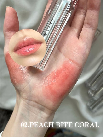 デュイジェルグロウティント/wakemake/リップティントを使ったクチコミ(4枚目)