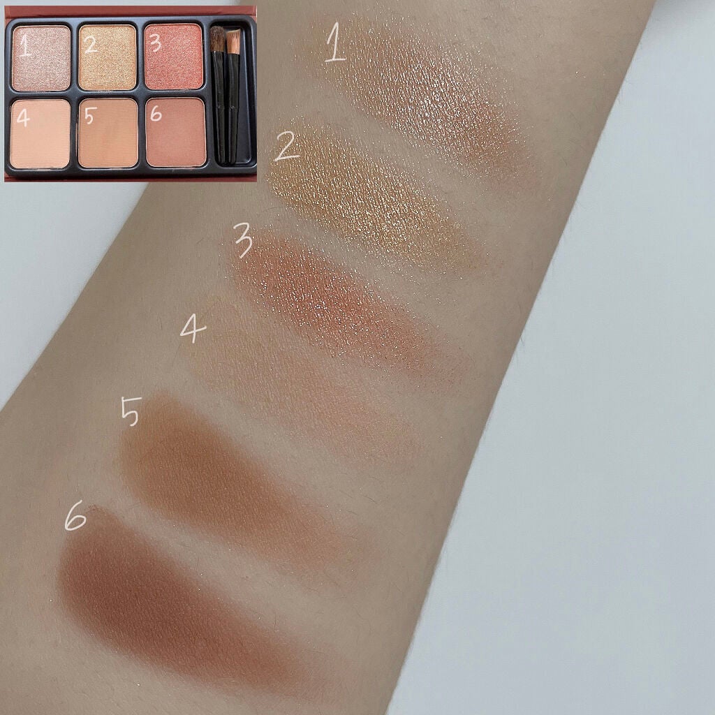 アイカラーパレット/heme/アイシャドウパレットを使ったクチコミ(3枚目)