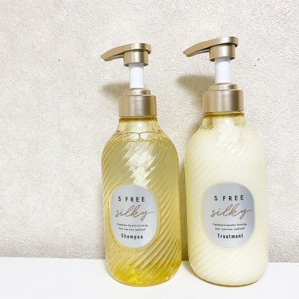 シャンプー シルキースムース/トリートメント シルキースムース /S FREE/市販シャンプーを使ったクチコミ(5枚目)