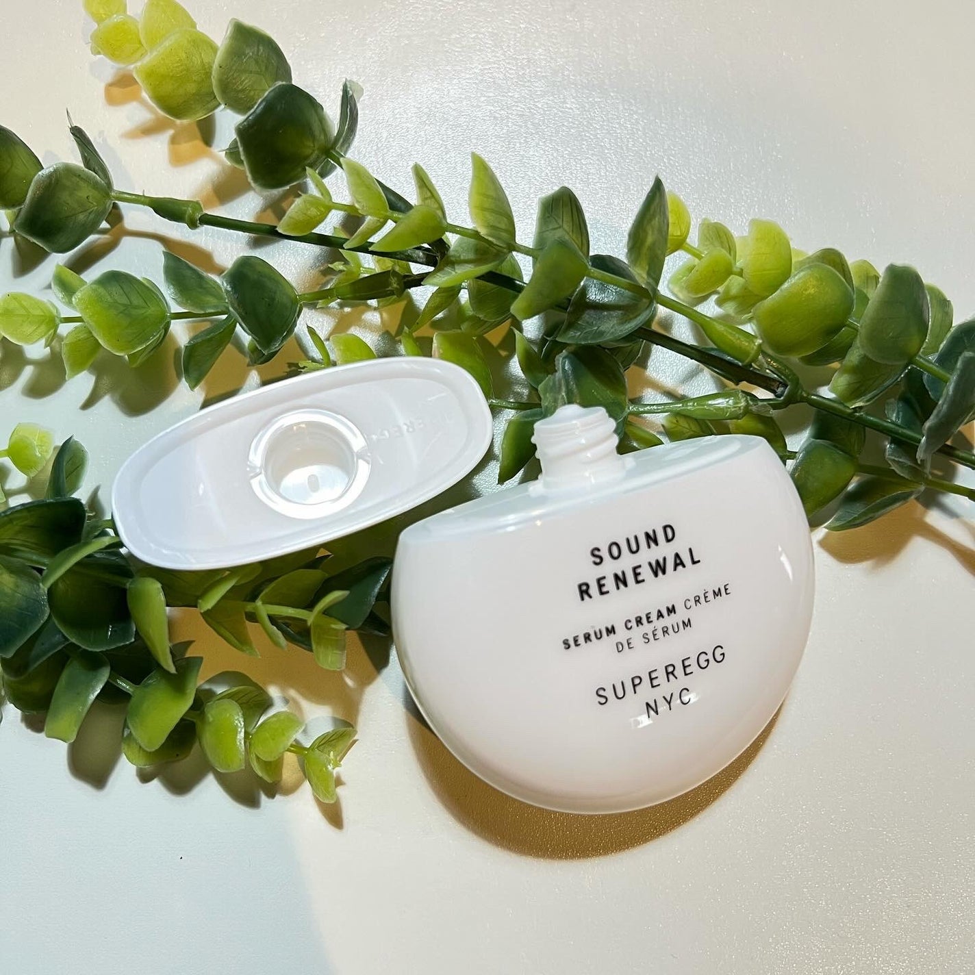 サウンド リニューアル セラムクリーム/SUPEREGG /フェイスクリームを使ったクチコミ(2枚目)