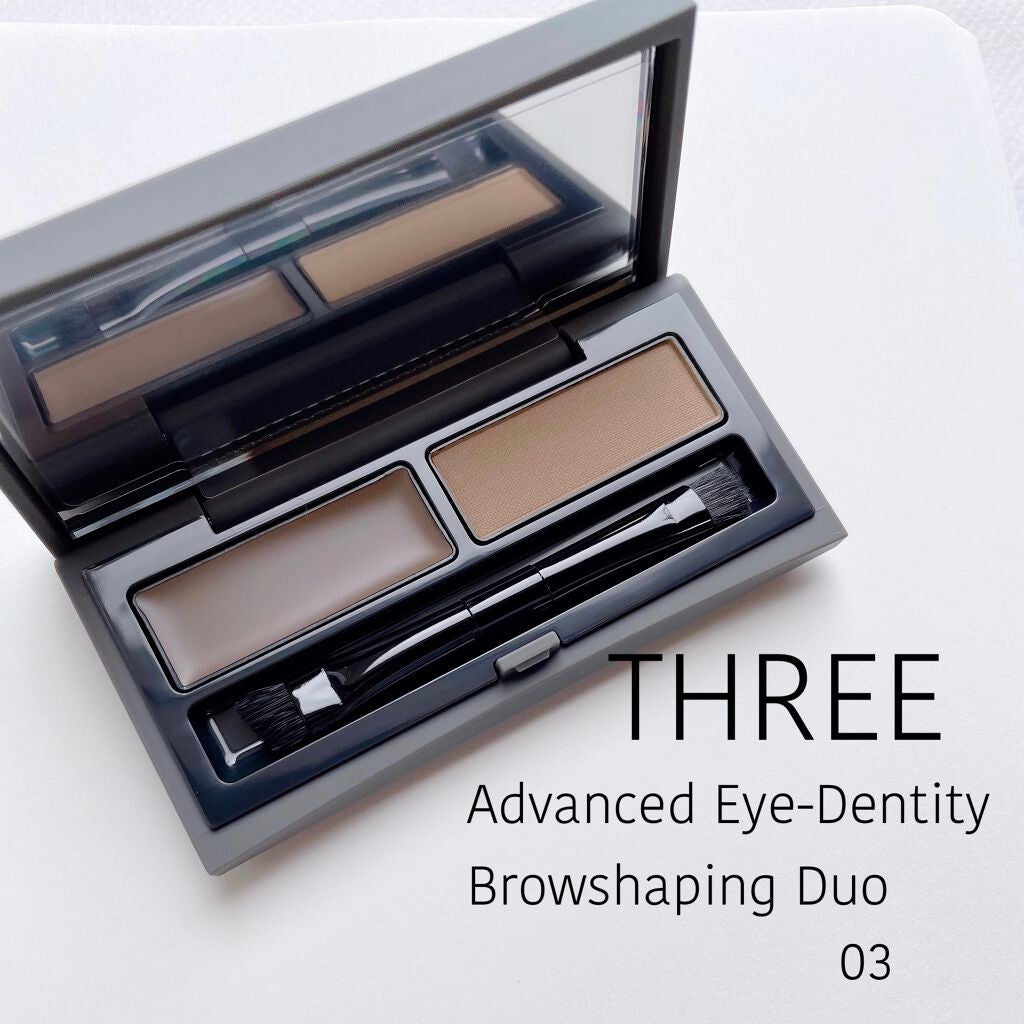 アドバンスドアイデンティティ ブラウシェーピングデュオ/THREE/パウダーアイブロウを使ったクチコミ(1枚目)
