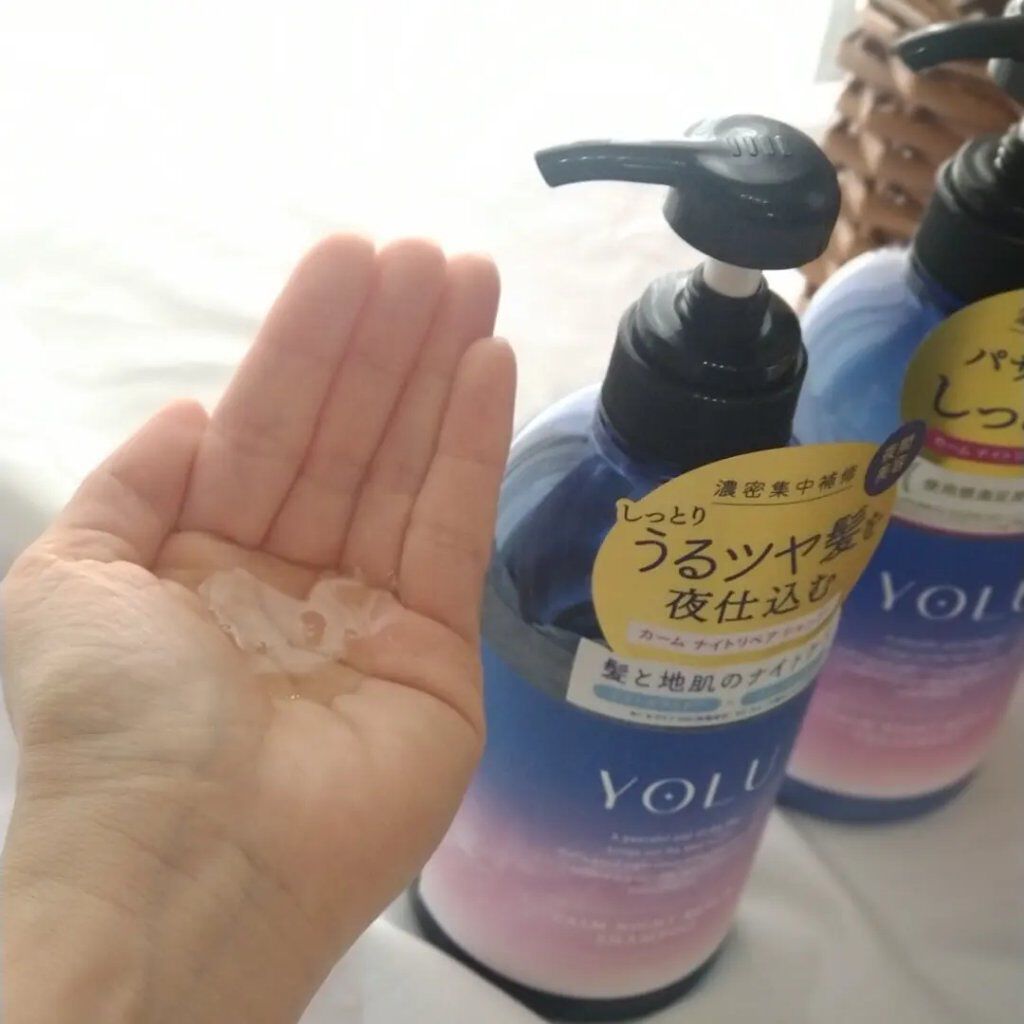 カームナイトリペアシャンプー／トリートメント/YOLU/市販シャンプーを使ったクチコミ（2枚目）