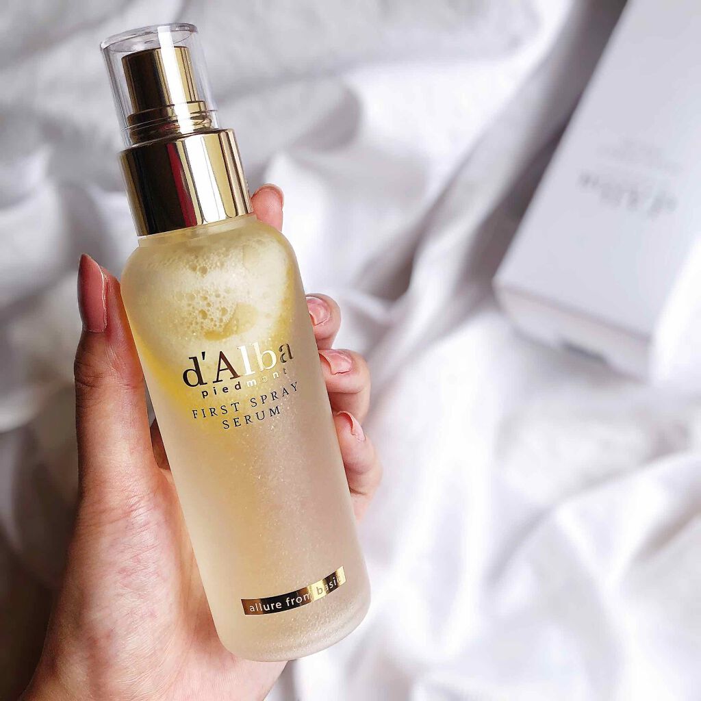 ダルバ ホワイトトリュフファーストスプレーセラム/ダルバ/ミスト状化粧水を使ったクチコミ(1枚目)