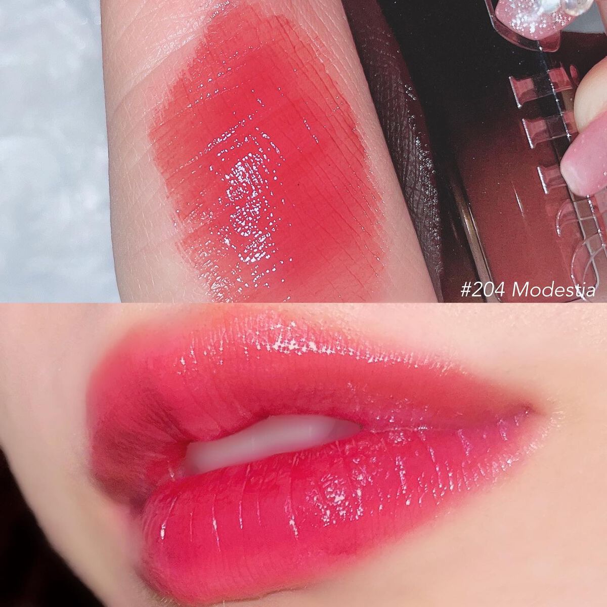 ブラーグロイリップティント/Dinto/リップティントを使ったクチコミ(5枚目)