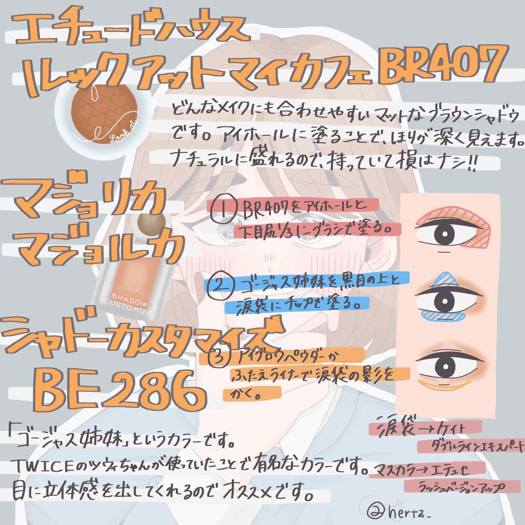 ルックアット マイアイ カフェ/ETUDE/単色アイシャドウを使ったクチコミ(2枚目)