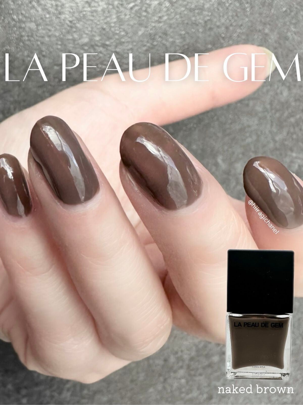 LA PEAU DE GEM nail polish/la peau de gem./マニキュアを使ったクチコミ(1枚目)