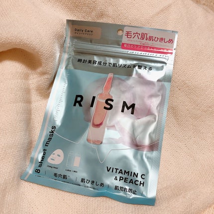 デイリーケアマスク ビタミンC&ピーチ/RISM/シートマスク・パックを使ったクチコミ(1枚目)