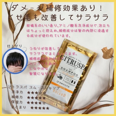 シトラスパ シャンプー スムース／トリートメント スムース/CITRUSPA/シャンプー・コンディショナーを使ったクチコミ（1枚目）