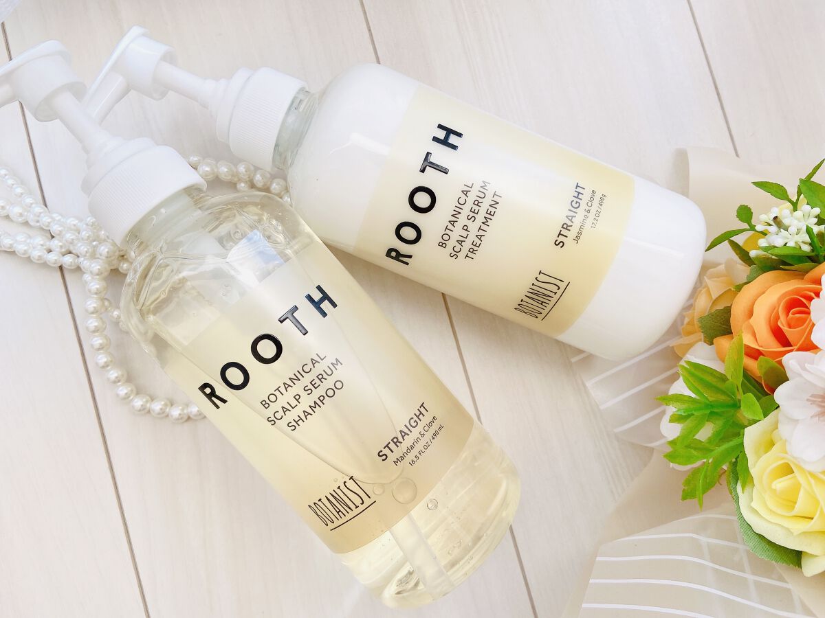 ルース ボタニカルスカルプセラム シャンプー・トリートメント（ストレート）/BOTANIST/市販シャンプーを使ったクチコミ（2枚目）