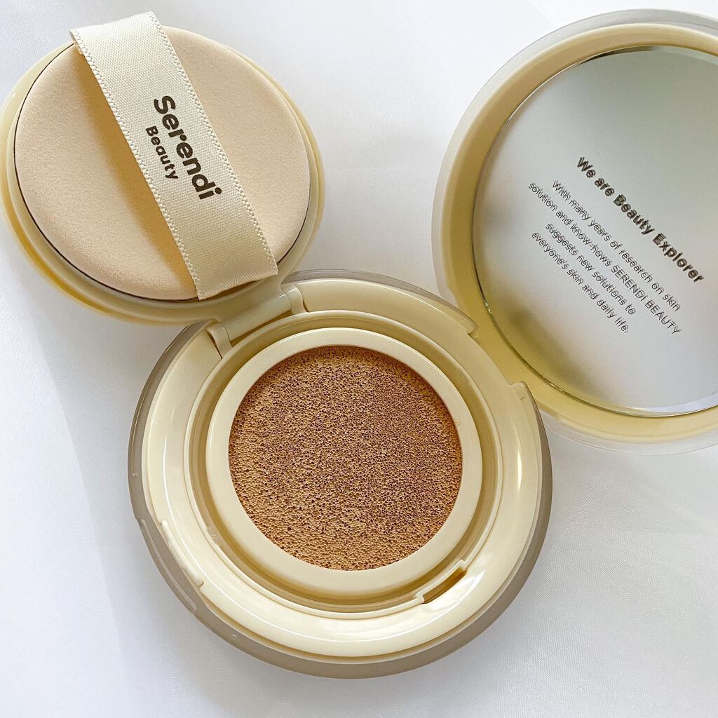 PERFECT AIRY COVER CUSHION/SERENDI BEAUTY/クッションファンデーションを使ったクチコミ（2枚目）