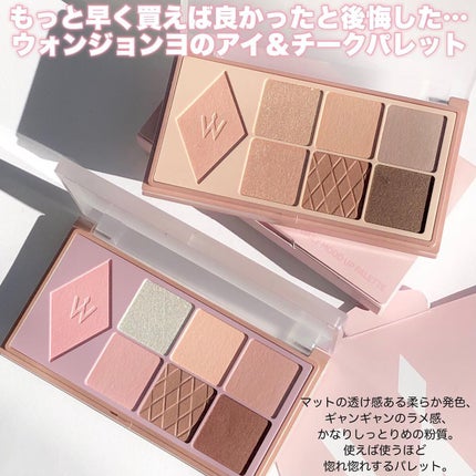 ウォンジョンヨ W デイリームードアップパレット /Wonjungyo/アイシャドウパレットを使ったクチコミ(2枚目)
