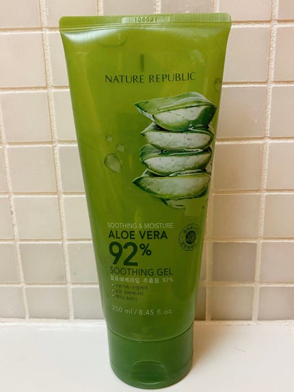 マイルド&モイスチャーアロエジェル/ネイチャーリパブリック/ボディローションを使ったクチコミ(1枚目)