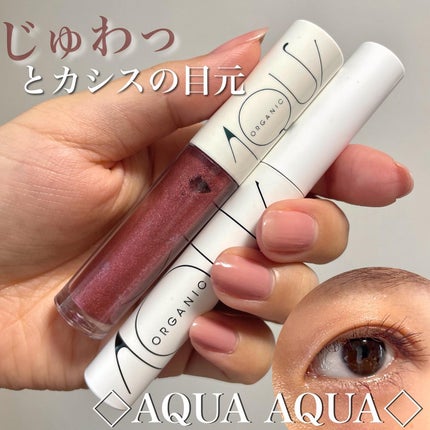 オーガニックミネラルアクアシャドー/アクア・アクア/リキッドアイシャドウを使ったクチコミ(1枚目)