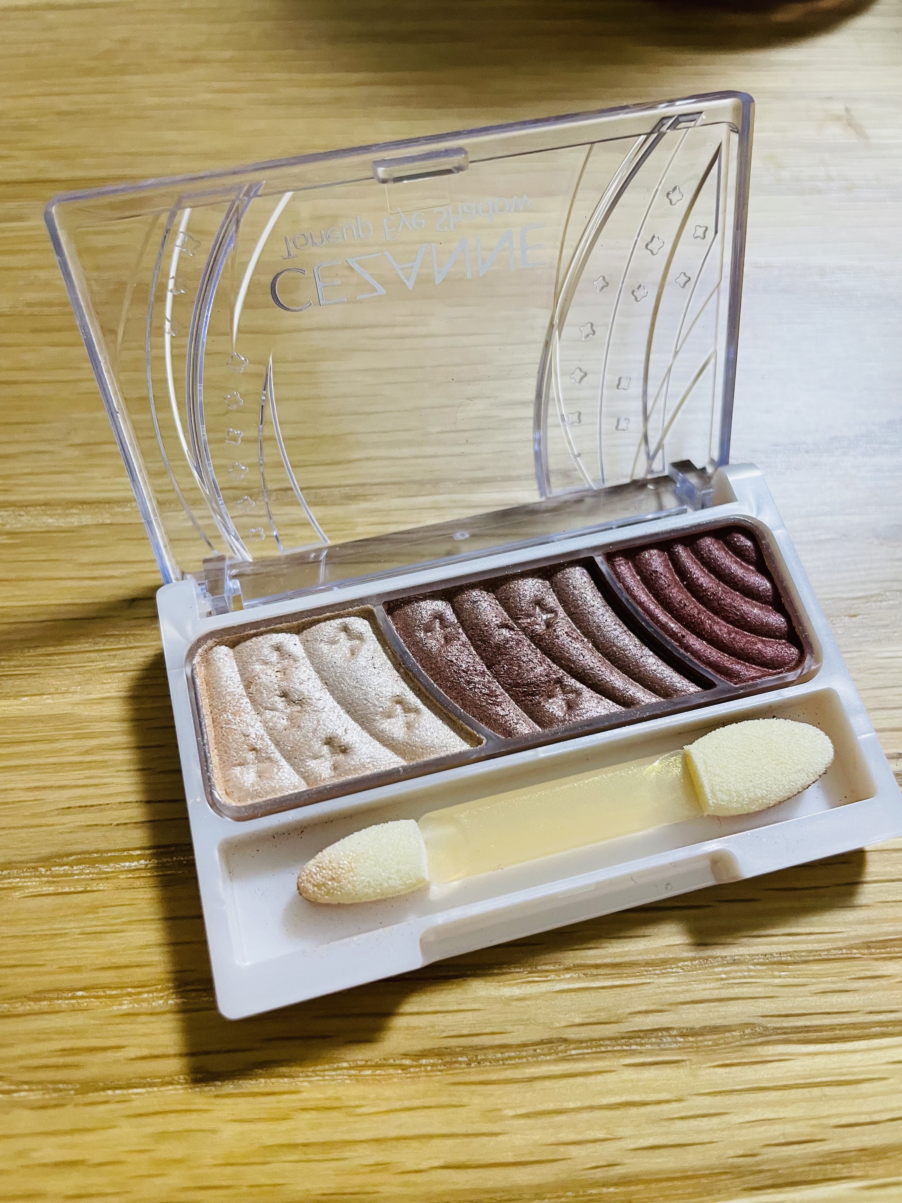 トーンアップアイシャドウ 07 レッドブラウン/CEZANNE/アイシャドウパレットを使ったクチコミ（2枚目）